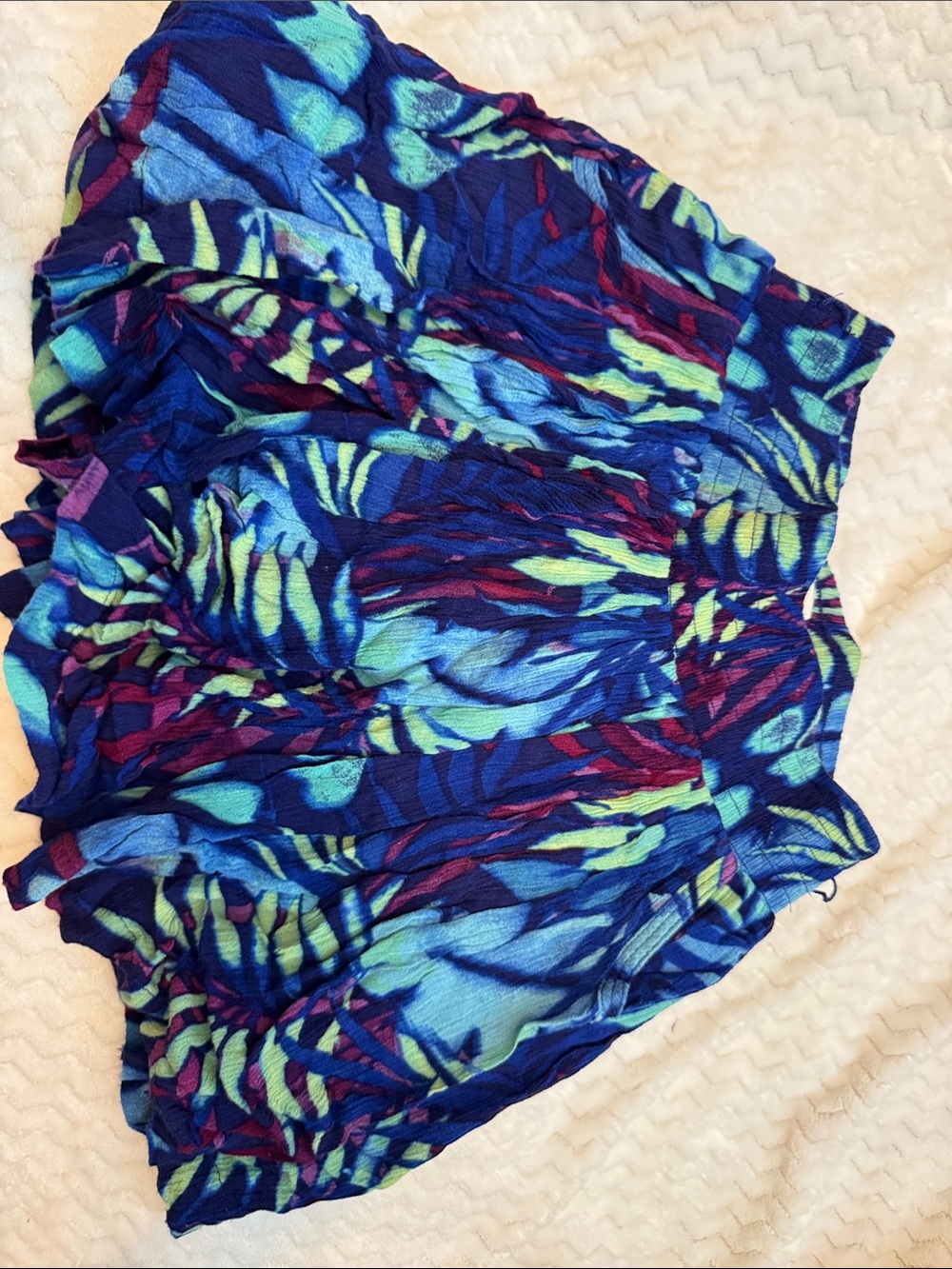 Aeropostale Multicolor Tropical Print Skirt xs